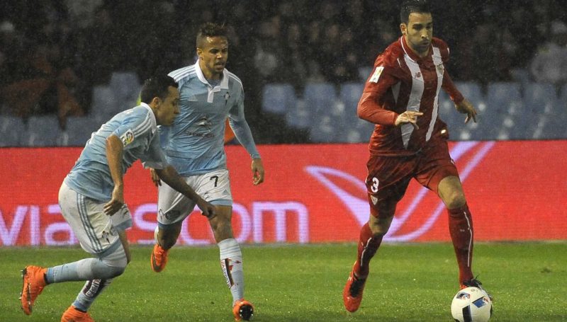 Rami, durante el partido entre el Sevilla FC y el Celta de Vigo | Imagen: Sevilla FC