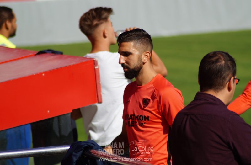 Dabbur durante el entrenamiento del Sevilla | Ana M Romero - La Colina de Nervión