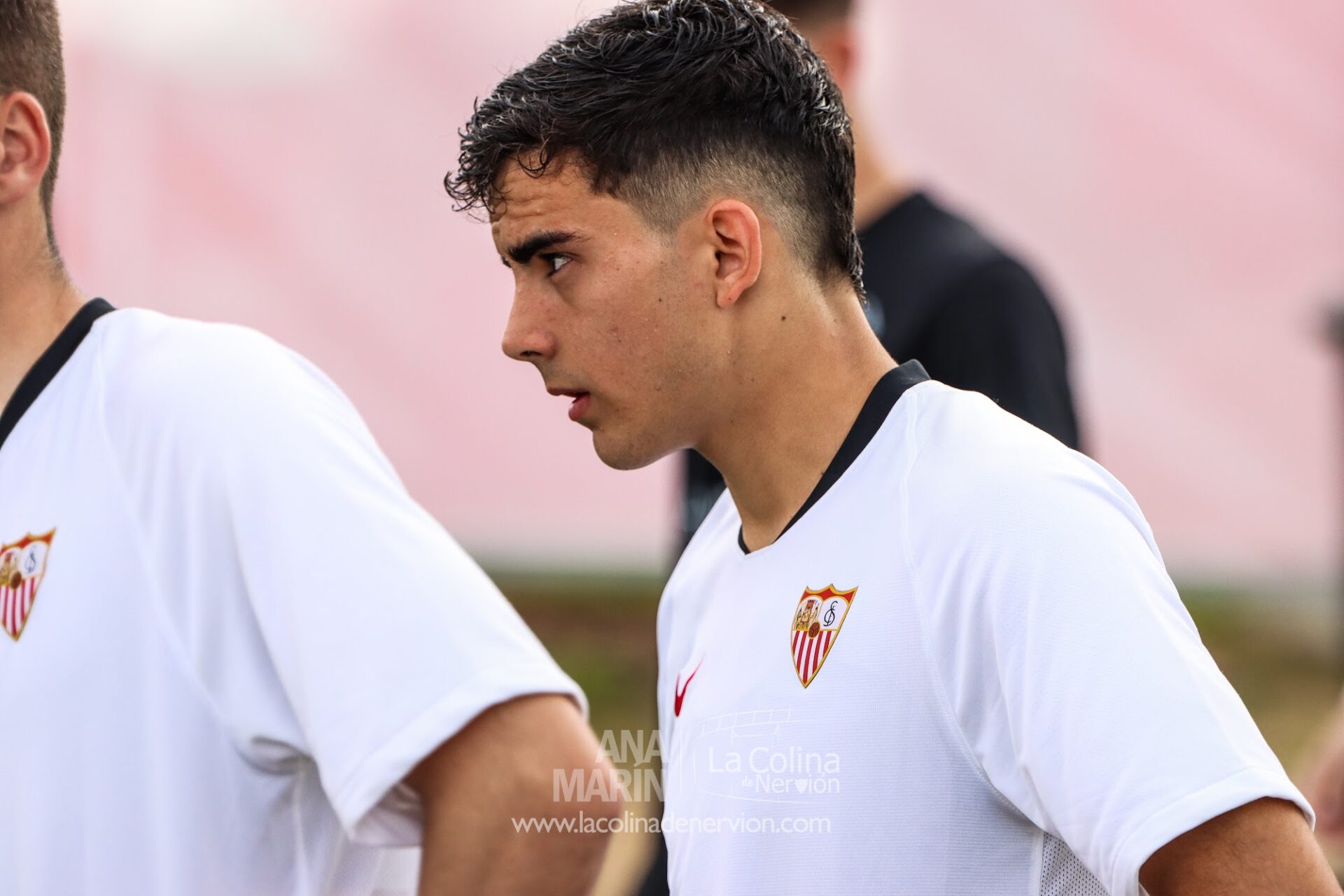 Pablo Pérez, jugador del Sevilla FC, durante un partido con el Juvenil | Imagen: La Colina de Nervión - Ana Marín