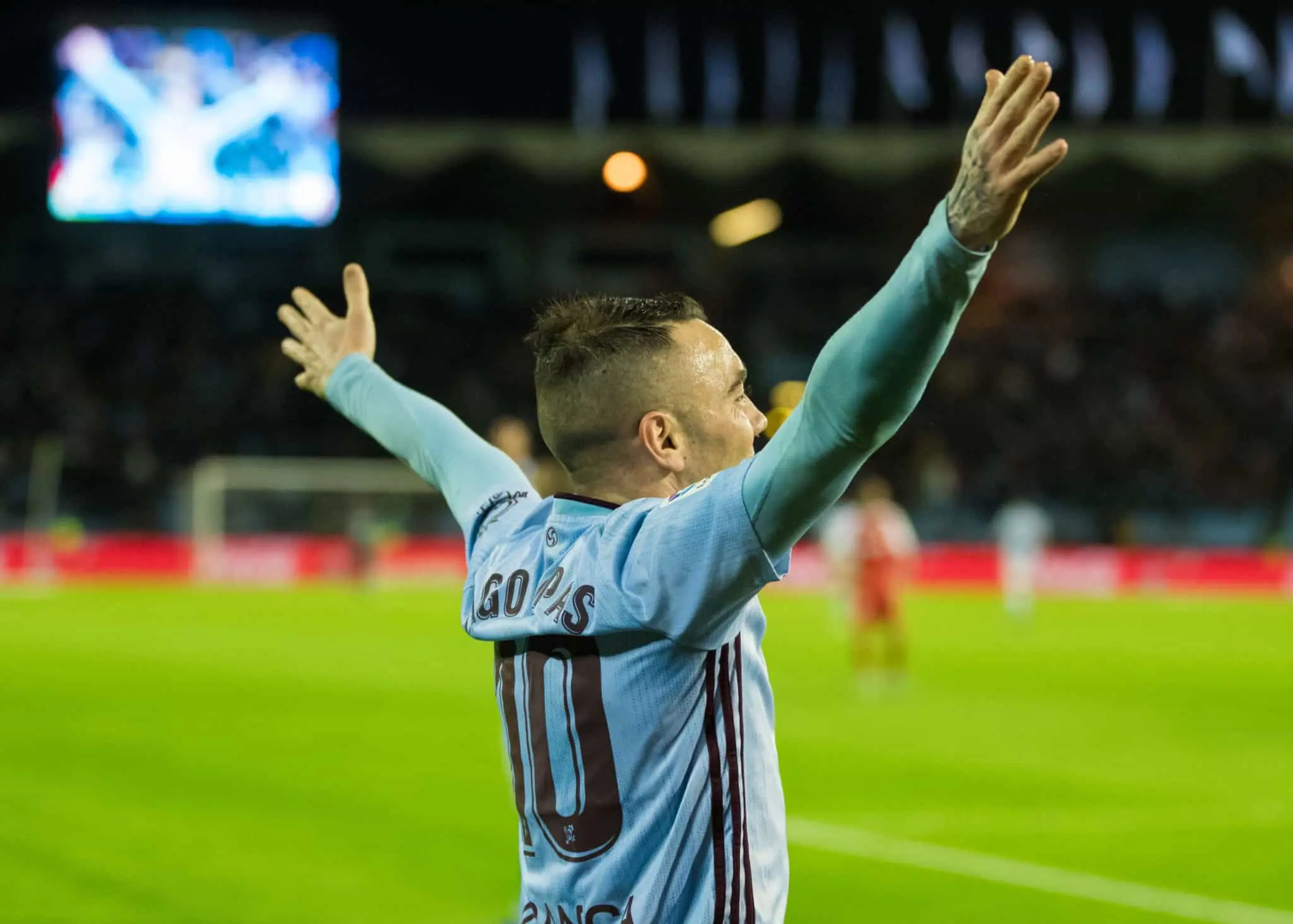 Sevilla FC Noticias Sevilla FC RC Celta de Vigo Iago Aspas tras la victoria al Sevilla FC | Fuente: LaLiga