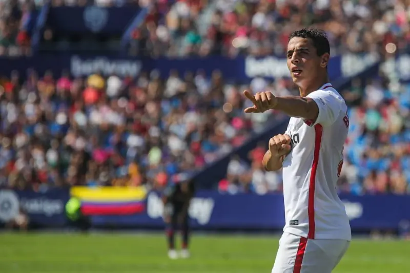 Ben Yedder, actual jugador del AS Monaco, en su etapa como sevillista | Imagen: Cordon Press vía IMAGO