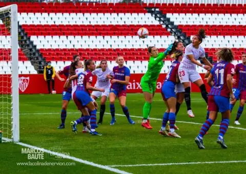 El Sevilla FC Femenino se ahoga bajo la lluvia de goles blaugrana