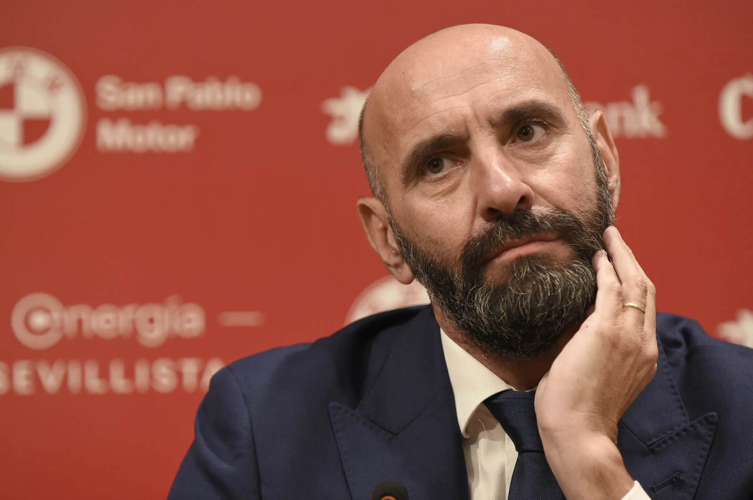 Monchi, en la presentación de Diego Carlos