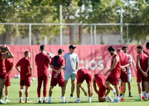 Lopetegui comienza la semana con una charla y sin Ocampos