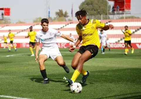 Reparto de puntos entre Sevilla y Dortmund en la tercera jornada de la Youth League