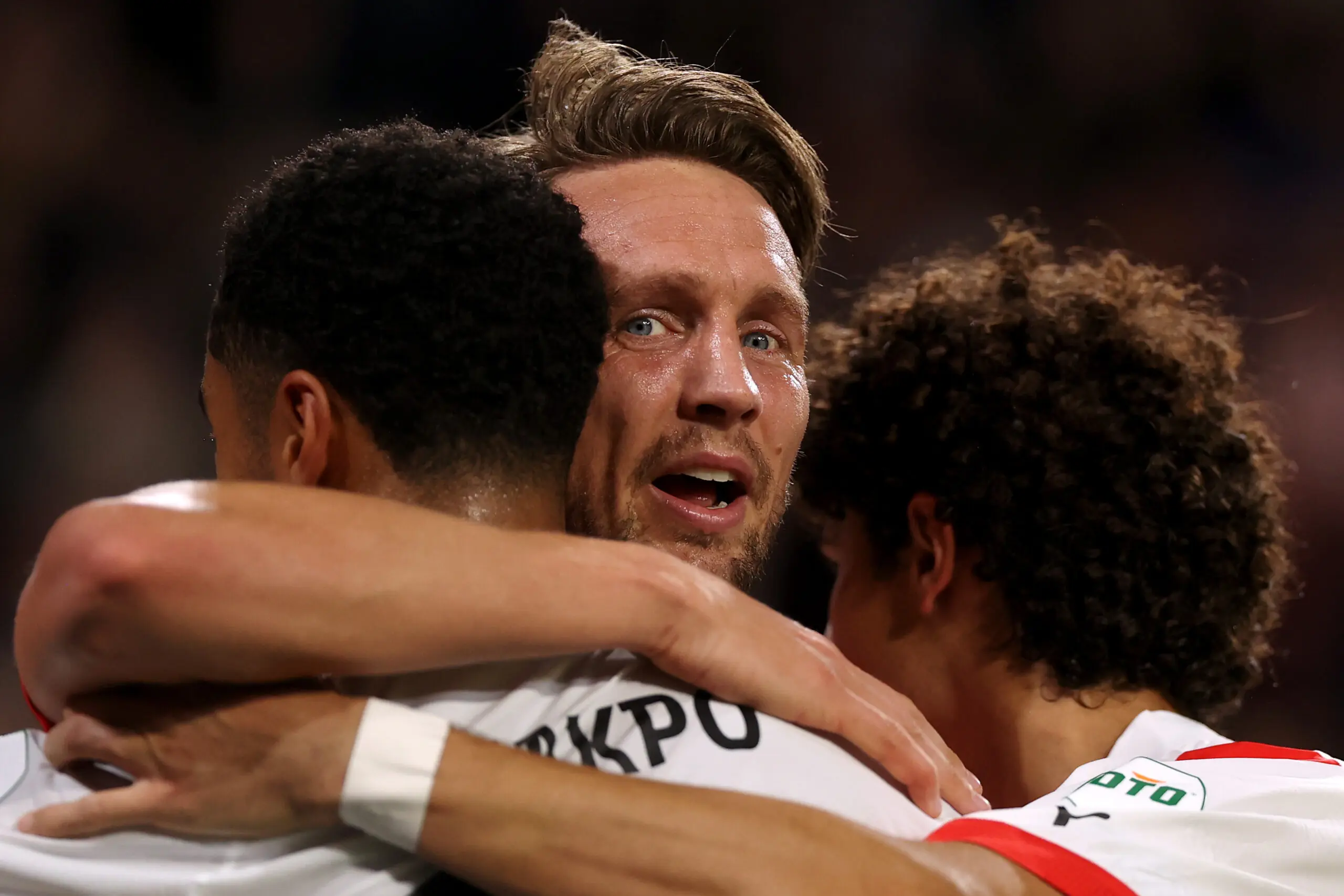 El resurgir goleador de Luuk De Jong no es la mejor de las noticias posibles para el Sevilla FC | Photo by Dean Mouhtaropoulos/Getty Images