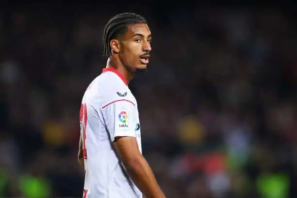 Loïc Badé repasó las últimas noticias alrededor del Sevilla FC | Imagen: Eric Alonso / GettyImages