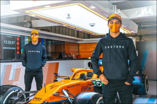 Lando Norris Danie Ricciardo Camisetas Castore Sevilla FC noticias