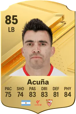 Marcos Acuña Sevilla FC noticias EA Sports FC 24