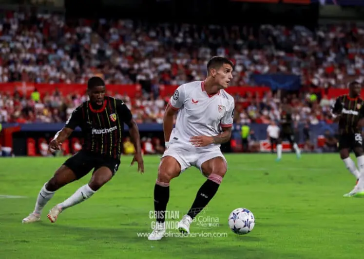 Lamela RC Lens Sevilla FC Noticias