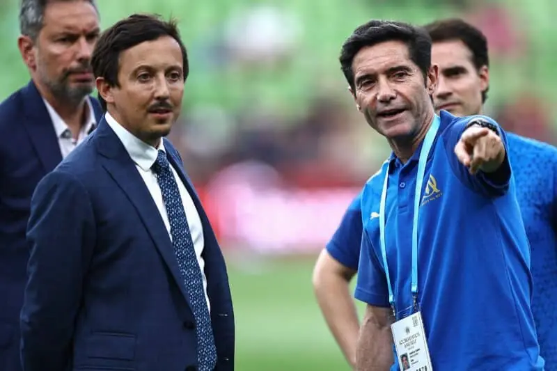 Pablo Longoria Marcelino García Toral Olympique de Marsella Ligue 1