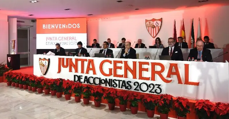 Junta general de accionistas 2023 del Sevilla FC