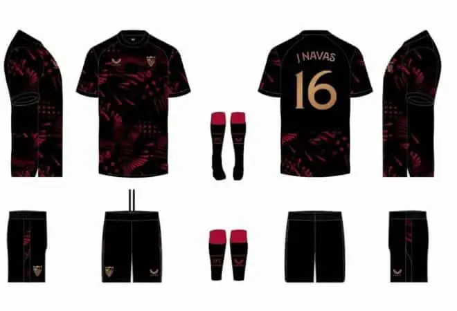 La posible tercera equipación del Sevilla FC para la temporada 2024-25 | Imagen: El Desmarque