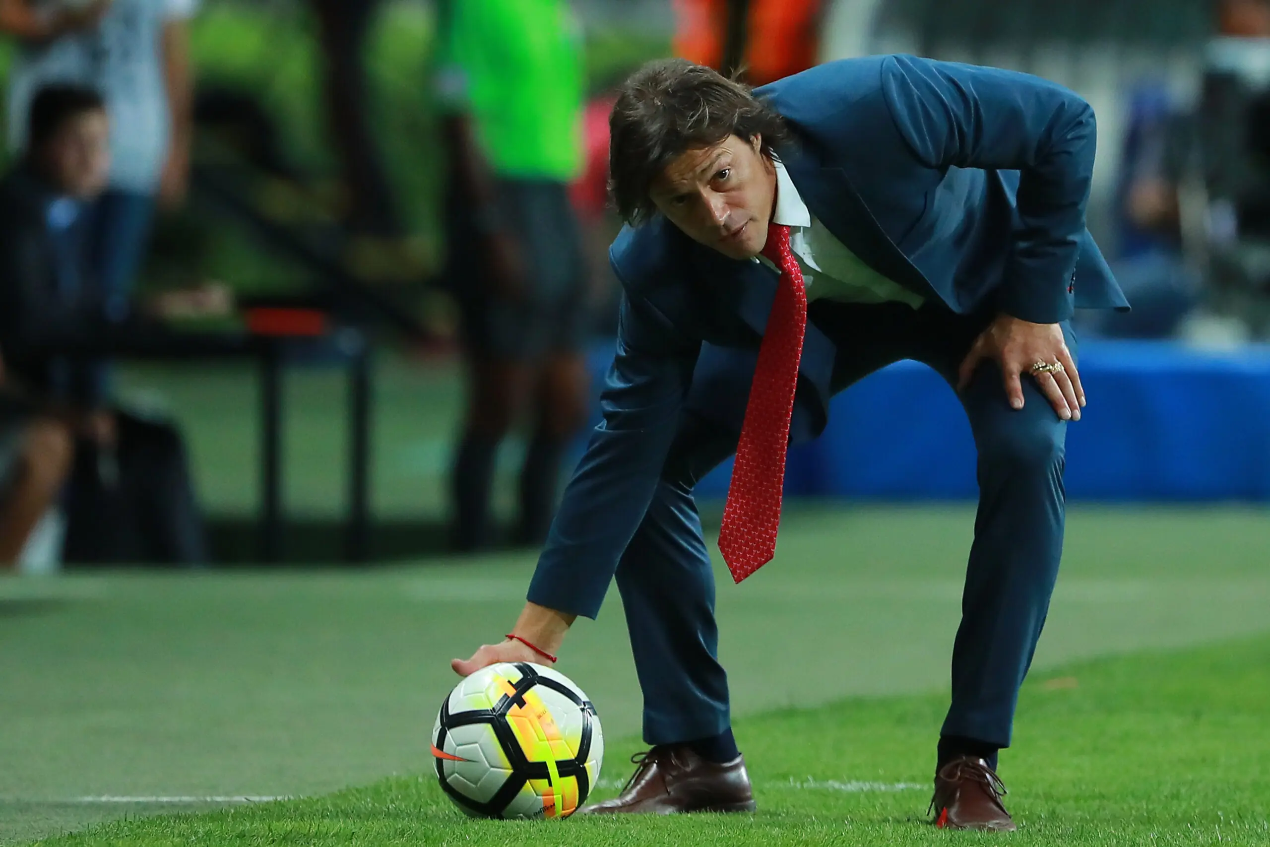 Matías Almeyda, en la final de la Concacaf Champions League